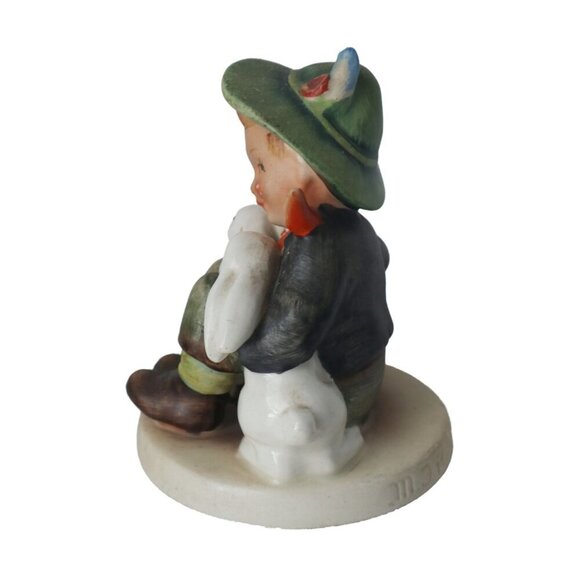 Hummel 58/0 Playmates Figurine with Rabbits Vintage Germany - Picture 2 of 5